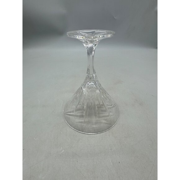 Vintage Crystal Martini Glass Clear Stemware Used READ - Picture 6 of 6
